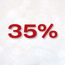 - 35%